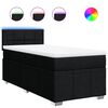 vidaXL &Kappa;&rho;&epsilon;&beta;ά&tau;&iota; Boxspring &mu;&epsilon; &Sigma;&tau;&rho;ώ&mu;&alpha; &Mu;&alpha;ύ&rho;&omicron; 80 x 200 &epsilon;&kappa;. &Upsilon;&phi;&alpha;&sigma;&mu;ά&tau;&iota;&nu;&omicron;
