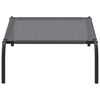 vidaXL Ανυψωμένο κρεβάτι σκύλου γκρι 90x50x20 cm Textilene και χάλυβα