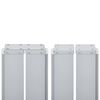 vidaXL Σκίαστρο Πλαϊνό Συρόμενο Ανθρακί 140 x 1000 εκ.