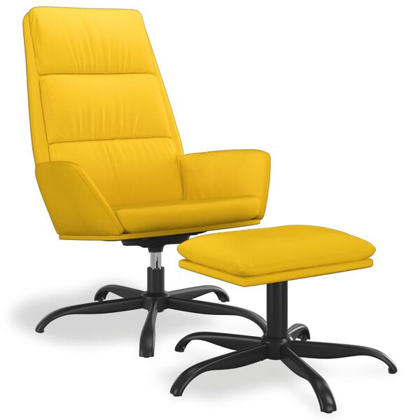 vidaXL &Pi;&omicron;&lambda;&upsilon;&theta;&rho;ό&nu;&alpha; Relax &Kappa;ί&tau;&rho;&iota;&nu;&eta; &Mu;&omicron;&upsilon;&sigma;&tau;&alpha;&rho;&delta;ί &Beta;&epsilon;&lambda;&omicron;ύ&delta;&iota;&nu;&eta; &mu;&epsilon; &Upsilon;&pi;&omicron;&pi;ό&delta;&iota;&omicron;