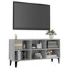 vidaXL Έπιπλο Τηλεόρασης Γκρι 103,5 x 30 x 50 εκ. με Μεταλλικά Πόδια Sonoma