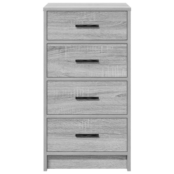 vidaXL Πλαϊνό γραφείο Γκρι sonoma 40 x 41 x 75 εκ Επεξεργασμένο ξύλο