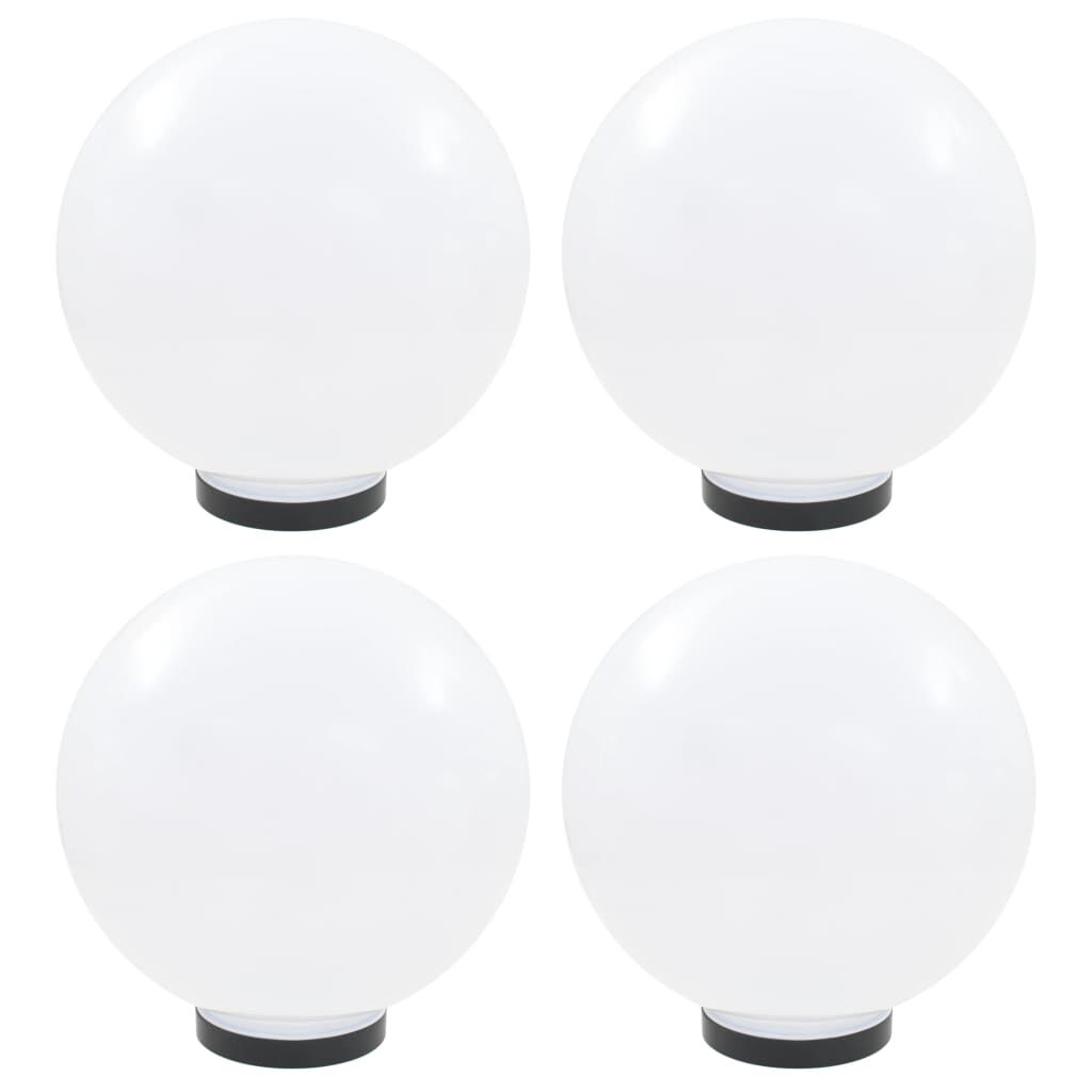vidaXL Φωτιστικά Μπάλα LED 4 τεμ. Σφαιρικά 30 εκ. Ακρυλικά (PMMA)