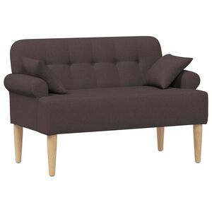vidaXL Love seat &mu;&epsilon; &kappa;&omicron;&upsilon;&mu;&pi;&iota;ά &Sigma;&kappa;&omicron;ύ&rho;&omicron; &Kappa;&alpha;&phi;έ 120 x 65 x 79 &epsilon;&kappa; Ύ&phi;&alpha;&sigma;&mu;&alpha;