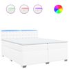 vidaXL &Kappa;&rho;&epsilon;&beta;ά&tau;&iota; Boxspring &mu;&epsilon; &Sigma;&tau;&rho;ώ&mu;&alpha; &Lambda;&epsilon;&upsilon;&kappa;ό 200x200 &epsilon;&kappa;. &Sigma;&upsilon;&nu;&theta;&epsilon;&tau;&iota;&kappa;ό &Delta;έ&rho;&mu;&alpha;