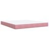 vidaXL &Kappa;&rho;&epsilon;&beta;ά&tau;&iota; Boxspring &mu;&epsilon; &Sigma;&tau;&rho;ώ&mu;&alpha; &Rho;&omicron;&zeta; 180x200 &epsilon;&kappa;. &Beta;&epsilon;&lambda;&omicron;ύ&delta;&iota;&nu;&omicron;