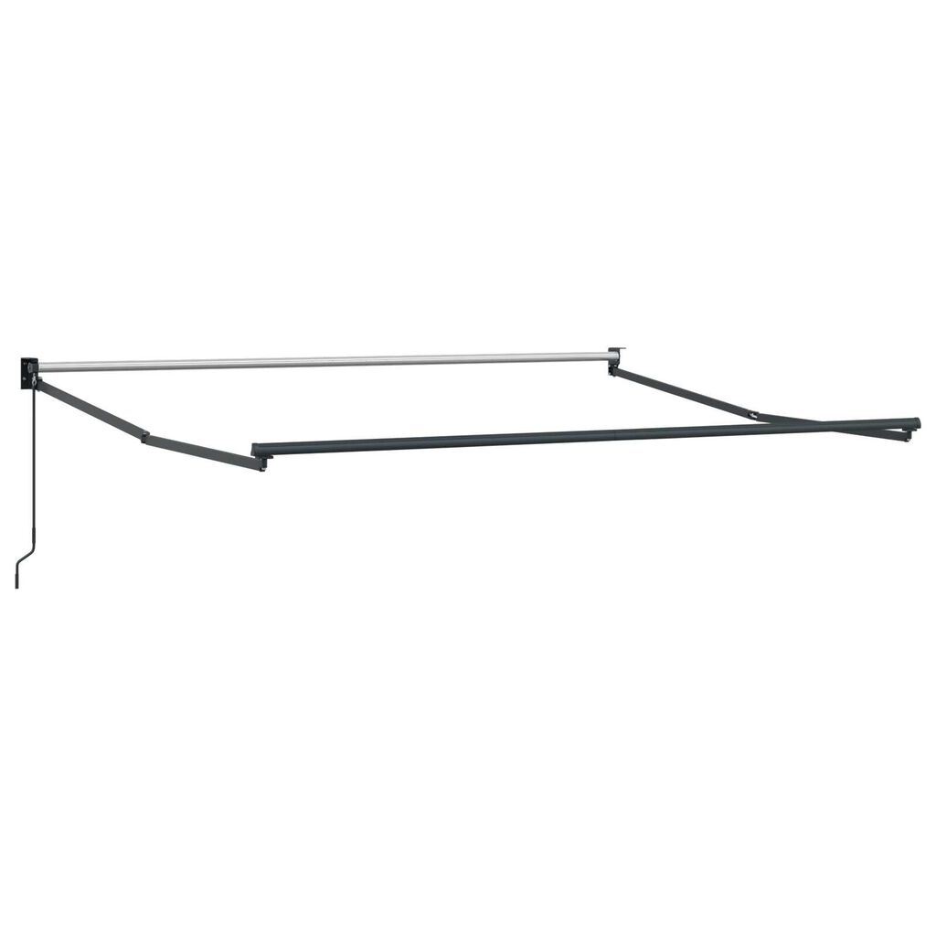 vidaXL Ανασυρόμενη Τέντα Πράσινη και Λευκή 300x250 cm