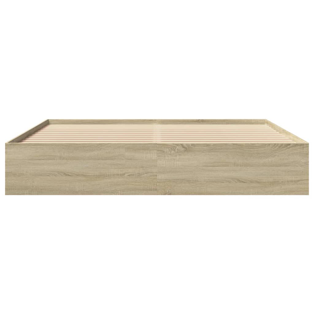 vidaXL Πλαίσιο κρεβατιού χωρίς στρώμα 180x200 εκ. Επεξεργασμένο Ξύλο
