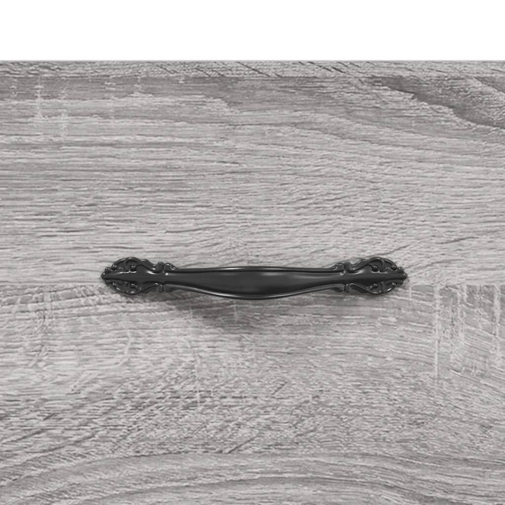 vidaXL Κομοδίνα Επιτοίχια 2 τεμ. Γκρι Sonoma 35 x 35 x 20 εκ.