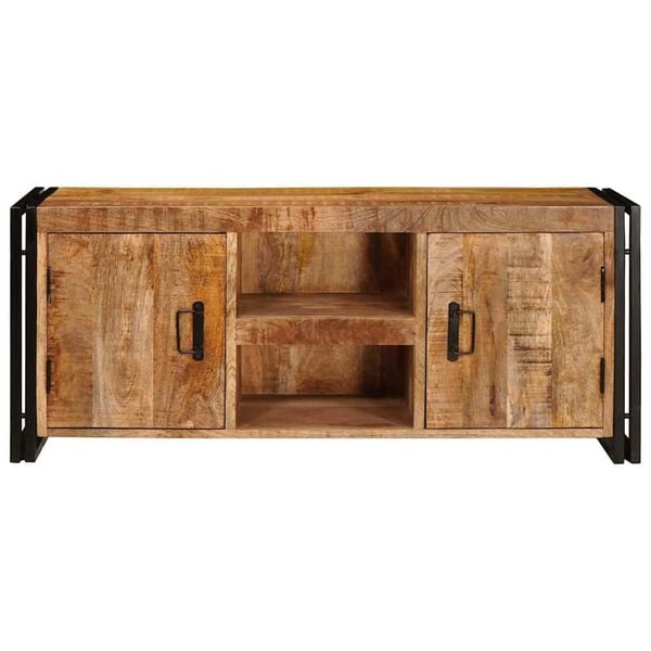 vidaXL Ντουλάπι TV Πολύχρωμο 120 x 30 x 50 cm Μασίφ ανακυκλωμένο ξύλο