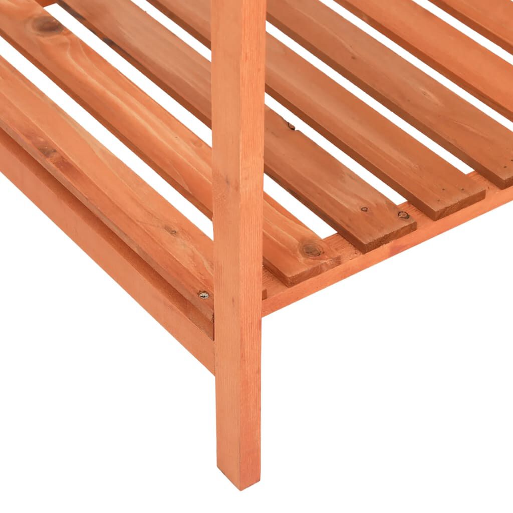 vidaXL Γλάστρα Βοτάνων 80 x 60 x 80 εκ. από Μασίφ Ξύλο Ελάτης