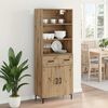 vidaXL Highboard Artisan Oak 69,5 x 34 x 180 &epsilon;&kappa;. &Epsilon;&pi;&epsilon;&xi;&epsilon;&rho;&gamma;&alpha;&sigma;&mu;έ&nu;&omicron; &xi;ύ&lambda;&omicron;