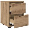 vidaXL &Kappa;&omicron;&mu;&omicron;&delta;ί&nu;&alpha; 2 pcs Artisan Oak 30,5 x 30 x 43 &epsilon;&kappa; &Epsilon;&pi;&epsilon;&xi;&epsilon;&rho;&gamma;&alpha;&sigma;&mu;έ&nu;&omicron; &xi;ύ&lambda;&omicron;