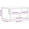 vidaXL Σταντ Εκτυπωτή Παλαιό ξύλο 40 x 32 x 22.5 εκ Επεξεργασμένο ξύλο