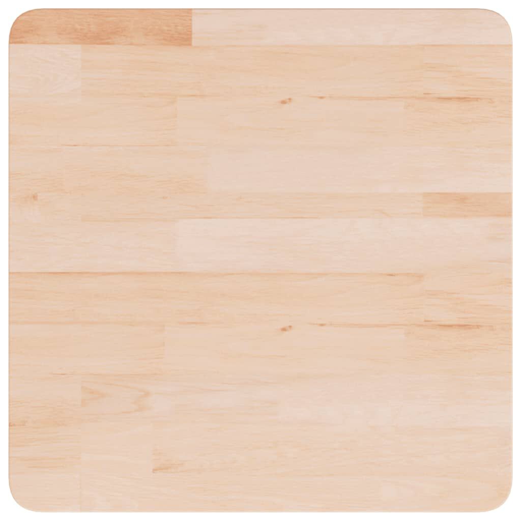 vidaXL Επιφάνεια Τραπεζιού Τετράγωνη 50x50x2,5 εκ. Μασίφ Ξύλο Δρυς