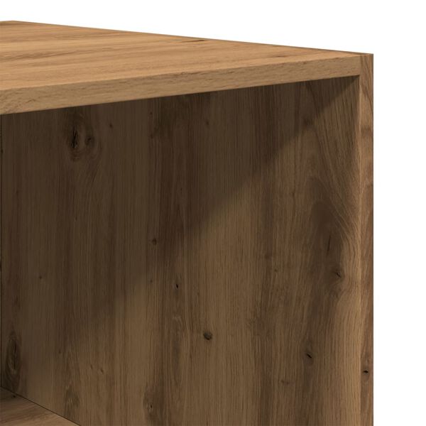 vidaXL Ντουλάπα Αρτισιανή Δρυς 80x50x200εκ από Επεξεργασμένο Ξύλο