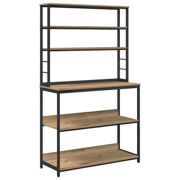 vidaXL &Rho;ά&phi;&iota; &Kappa;&omicron;&upsilon;&zeta;ί&nu;&alpha;&sigmaf; Artisan Oak 100 x 40 x 168 &epsilon;&kappa; &Epsilon;&pi;&epsilon;&xi;&epsilon;&rho;&gamma;&alpha;&sigma;&mu;έ&nu;&omicron; &xi;ύ&lambda;&omicron;