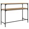 vidaXL Τραπέζι Κονσόλα Sonoma Δρυς 100x35,5x75 εκ. Επεξεργασμένο Ξύλο