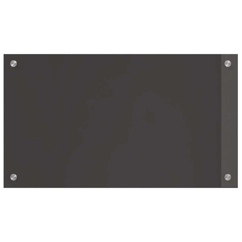 vidaXL Κουζίνα Πλακάκι Σκοινί Σκούρο Γκρι 70x40x0,6 εκ. Σκληρυμένο Γυαλί