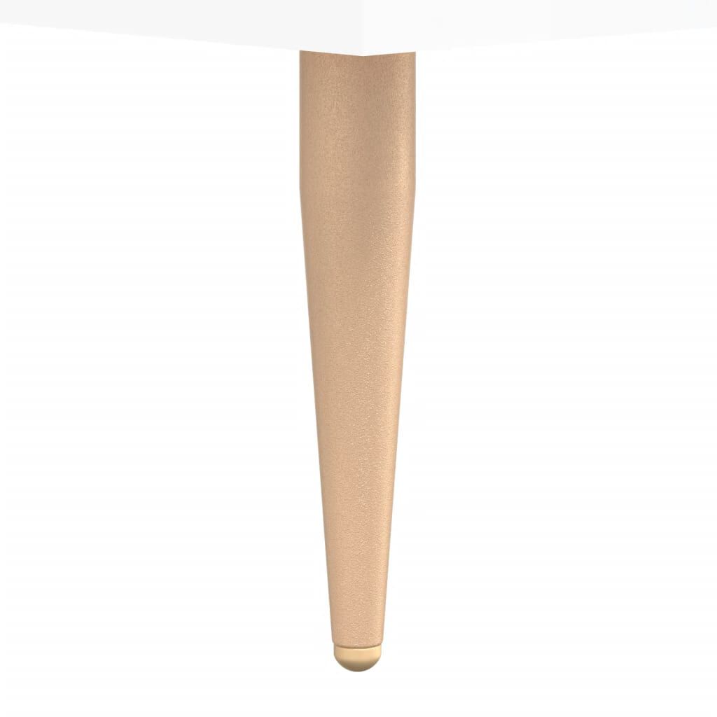 vidaXL Έπιπλο Τηλεόρασης Γυαλ. Λευκό 150x30x44,5 εκ Επεξεργασμένο Ξύλο