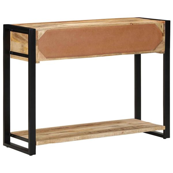 vidaXL Τραπέζι κονσόλας 100x35x75 cm Στερεό ακατέργαστο ξύλο Mango