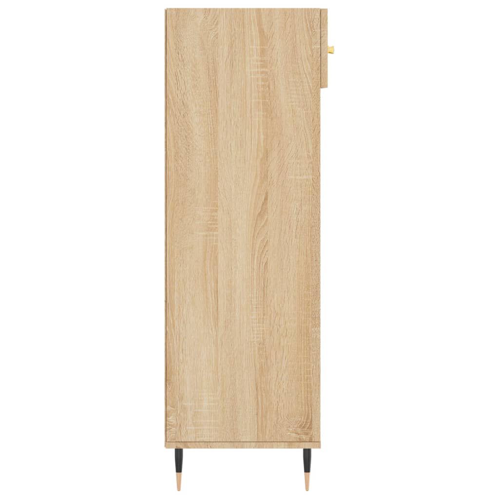 vidaXL Παπουτσοθήκη Sonoma Δρυς 60x35x105 εκ. από Επεξεργασμένο Ξύλο
