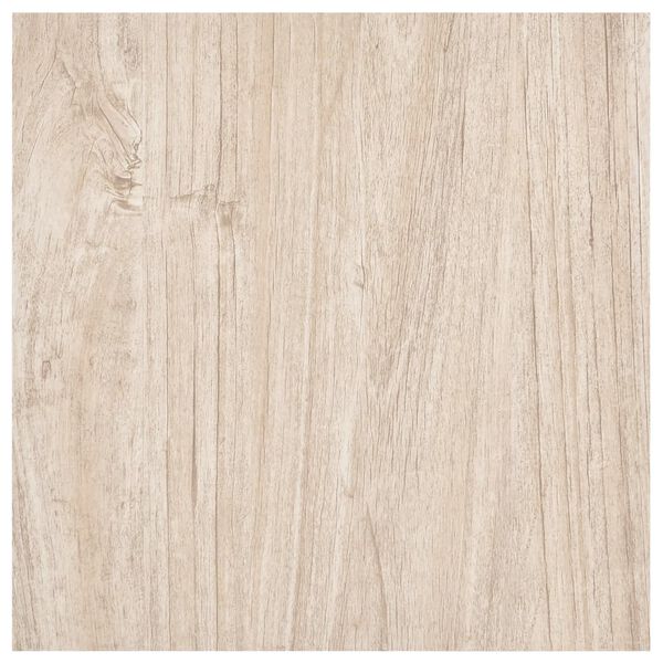 vidaXL Δάπεδο Αυτοκόλλητο Ανοιχτό Καφέ 55 τεμ. 5,11 μ² από PVC