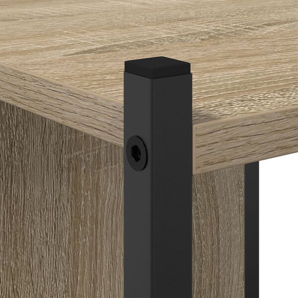 vidaXL Ντουλάπι Μπάνιου Μπεζ 33 x 33 x 120.5 εκ. Επεξεργασμένο ξύλο