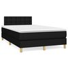vidaXL &Kappa;&rho;&epsilon;&beta;ά&tau;&iota; Boxspring &mu;&epsilon; &Sigma;&tau;&rho;ώ&mu;&alpha; & LED &Mu;&alpha;ύ&rho;&omicron; 120x190 &epsilon;&kappa;. &Upsilon;&phi;&alpha;&sigma;&mu;ά&tau;&iota;&nu;&omicron;