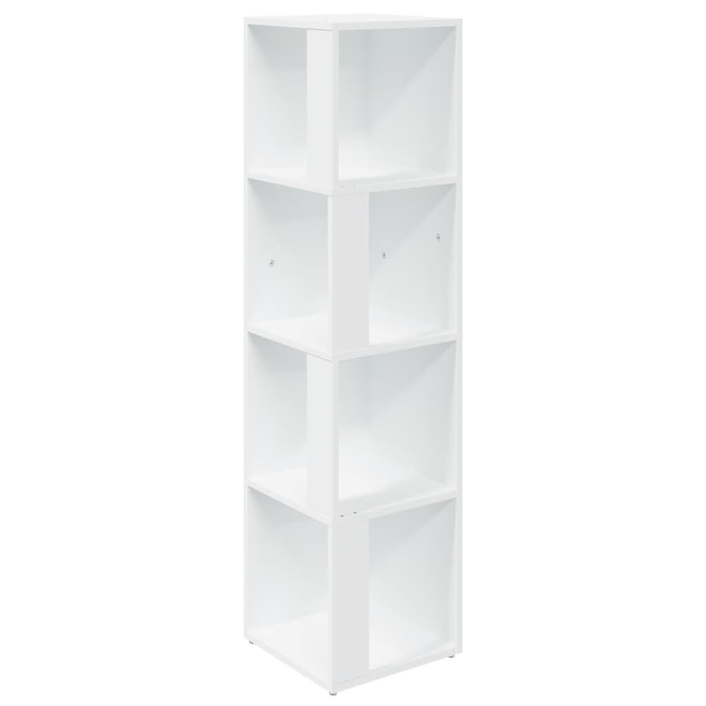 vidaXL Ντουλάπι Γωνία Λευκό 33 x 33 x 132 εκ. από Μοριοσανίδα