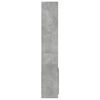 vidaXL Ντουλάπι Γκρι Σκυρ. 63x33x180 εκ. από Επεξεργασμένο Ξύλο