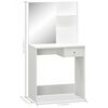 vidaXL Μπουντουάρ Λευκό 75 x 40 x 141 εκ. από Επεξ. Ξύλο