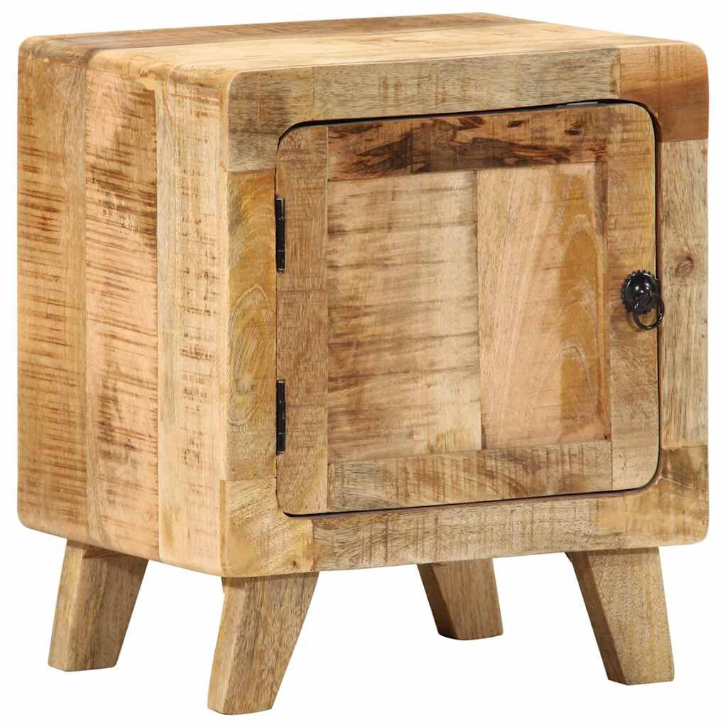 vidaXL Κομοδίνο 2 τεμάχια 40x32x46 cm Στερεό ξύλο Rough Mango