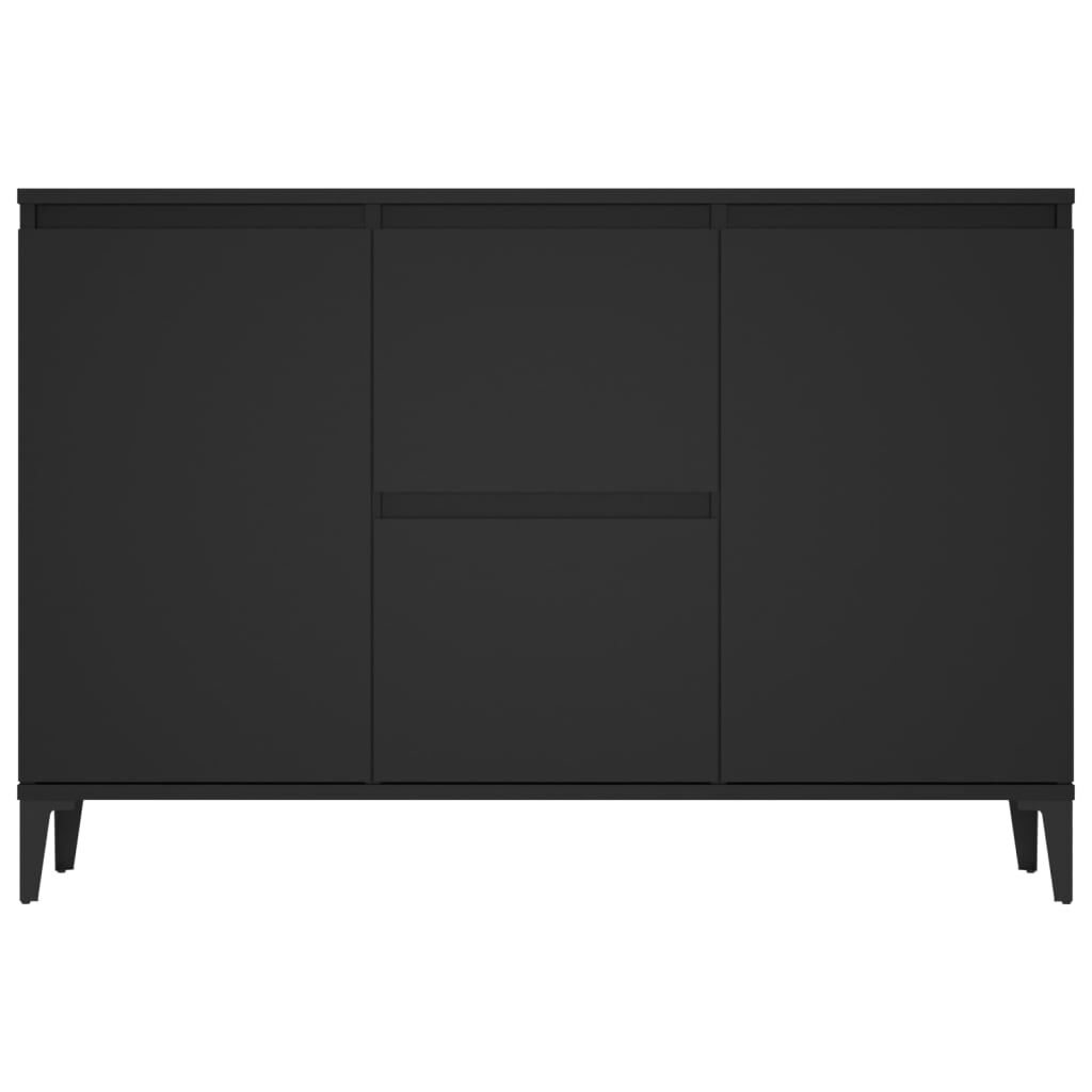 vidaXL Μπουφές Μαύρος 104 x 35 x 70 εκ. από Επεξεργασμένο Ξύλο