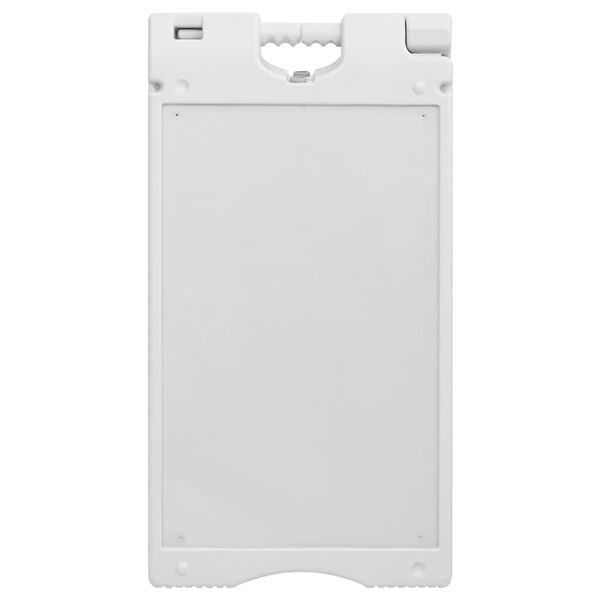 vidaXL Πινακίδα Πεζοδρομίου σε Σχήμα Α Γκρι 45x7x84,5 εκ. από HDPE
