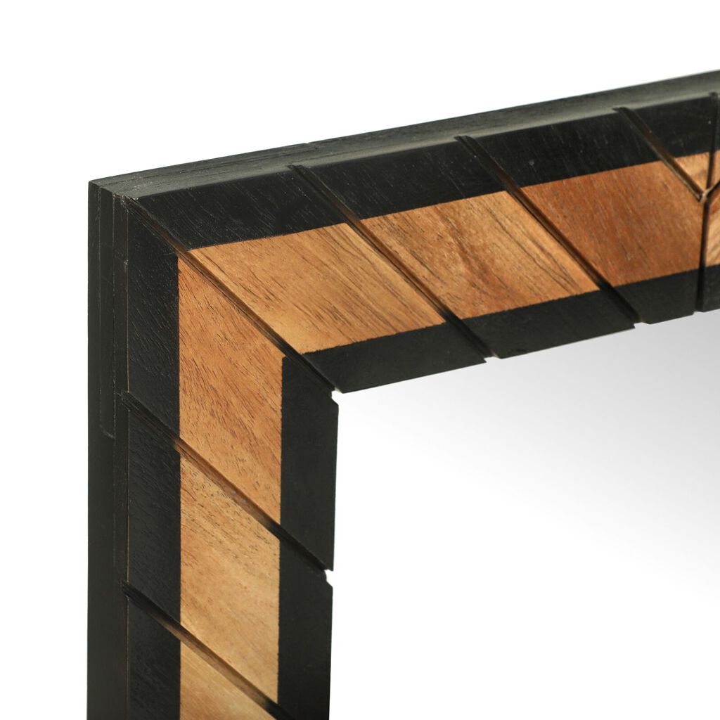 vidaXL Καθρέφτης Επιτραπέζιο 100x40x120 cm Σταθερό Ξύλο Ακακίας
