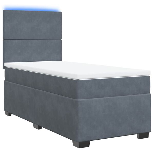 vidaXL &Kappa;&rho;&epsilon;&beta;ά&tau;&iota; Boxspring &mu;&epsilon; &Sigma;&tau;&rho;ώ&mu;&alpha; &Sigma;&kappa;&omicron;ύ&rho;&omicron; &Gamma;&kappa;&rho;&iota; 100x200 &epsilon;&kappa;. &Beta;&epsilon;&lambda;&omicron;ύ&delta;&iota;&nu;&omicron;