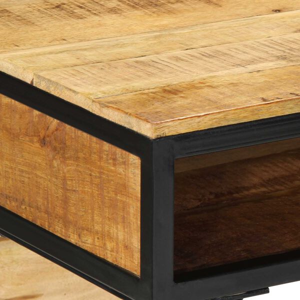 vidaXL Γραφείο 80x50x75 cm Μασίφ ξύλο μάνγκο