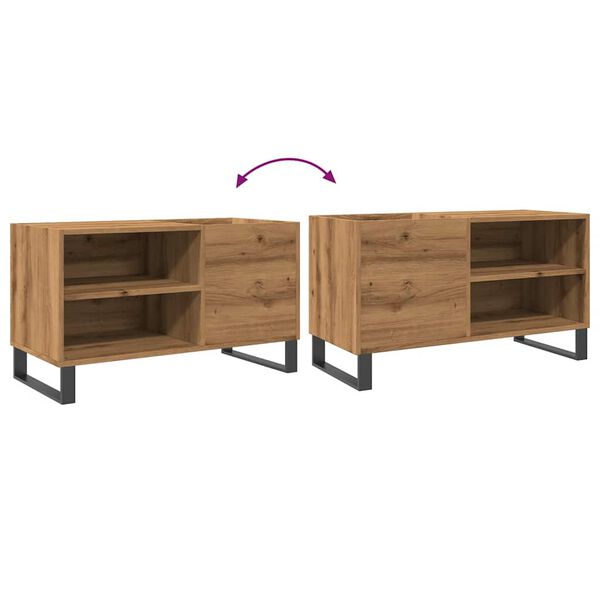 vidaXL Δισκοθήκη Δρυς τεχνίτης 84,5x38x48 εκ. από Επεξεργασμένο Ξύλο