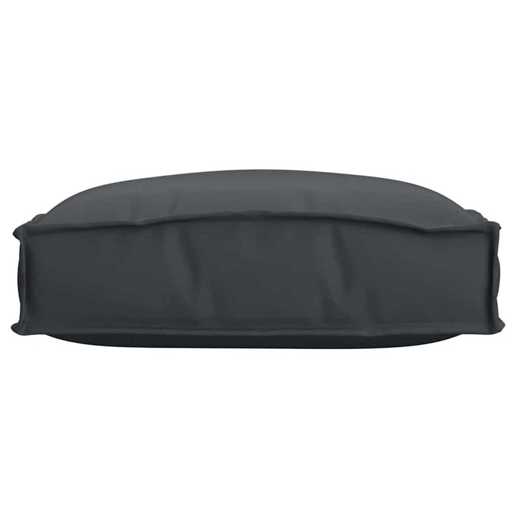 vidaXL Μαξιλάρι παλέτας για κάθισμα 2 pcs Μαύρο 40 x 40 x 8 εκ.