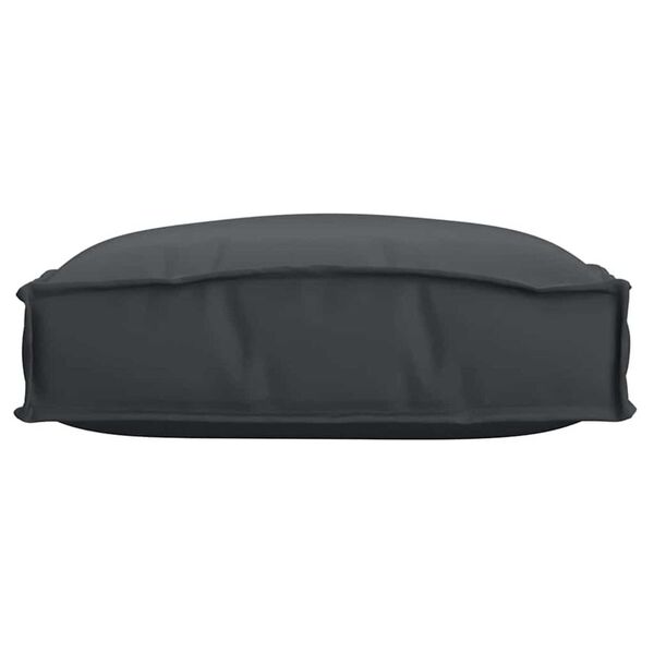 vidaXL Μαξιλάρι παλέτας για κάθισμα 2 pcs Μαύρο 40 x 40 x 8 εκ.