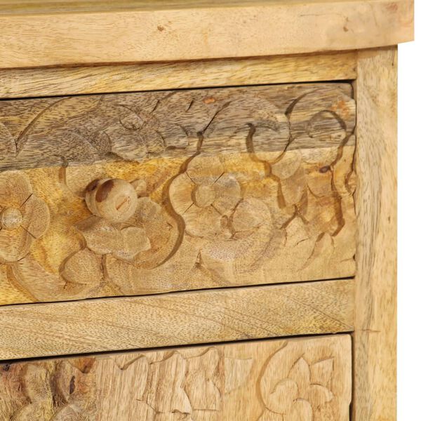 vidaXL Κομοδίνο 40 x 30 x 50 εκ. από Μασίφ Ξύλο Μάνγκο