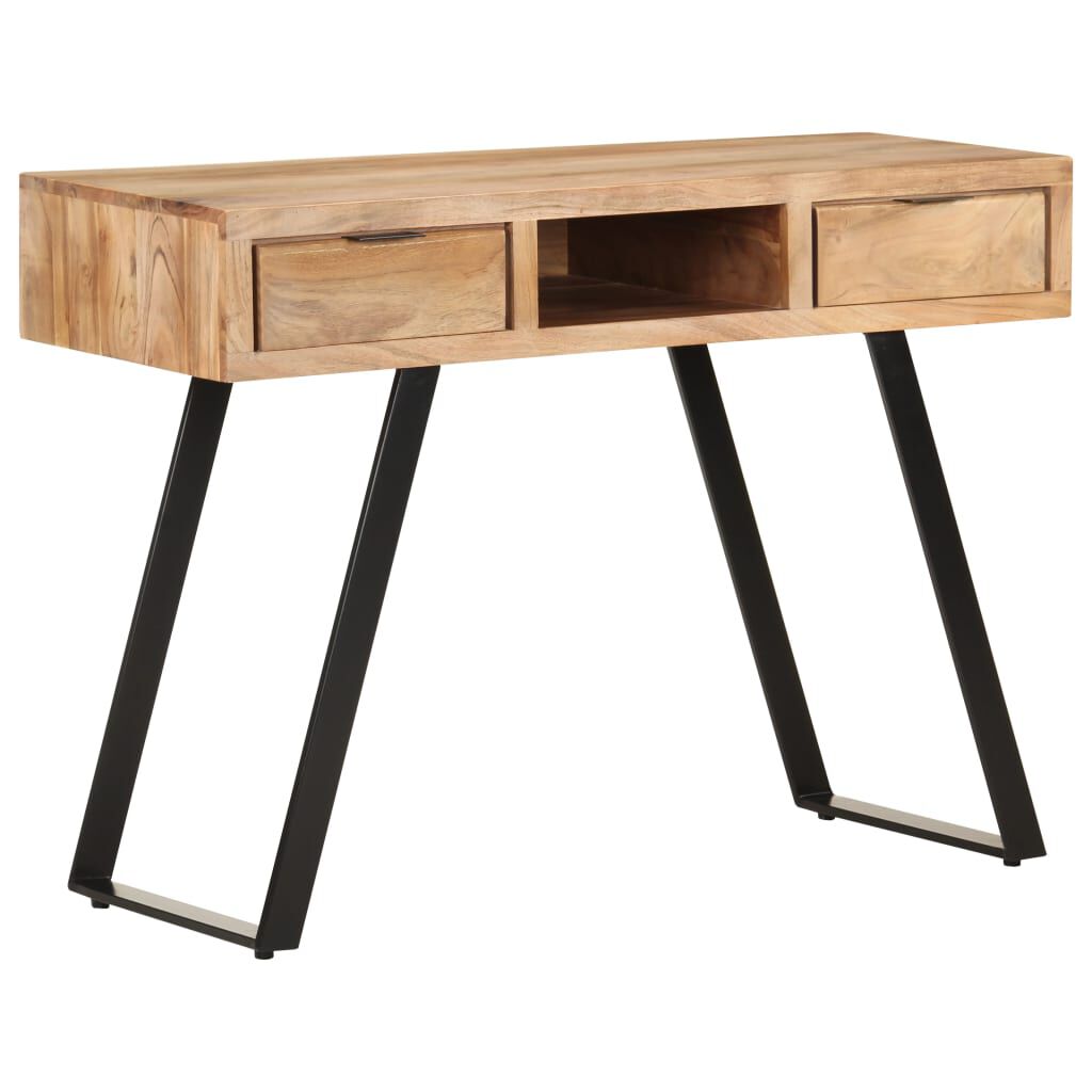 vidaXL Γραφείο Live Edge 107x45x79 εκ. από Μασίφ Ξύλο Ακακίας