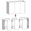 vidaXL Ζαρντινιέρα 120 x 40 x 80 εκ. από Ατσάλι Σκληρυθέν στον Αέρα
