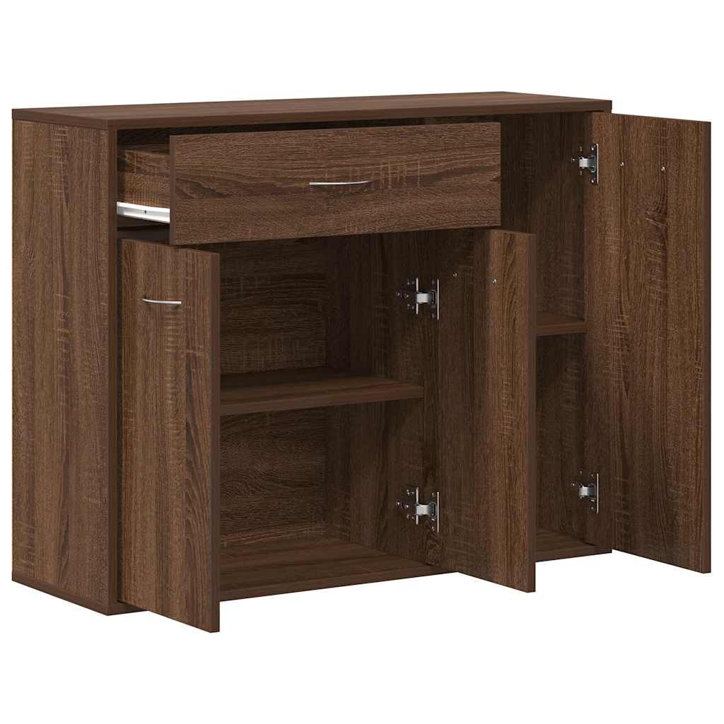 vidaXL Μπουφές Καφέ Δρυς 88 x 30 x 70 εκ. από Επεξεργασμένο Ξύλο