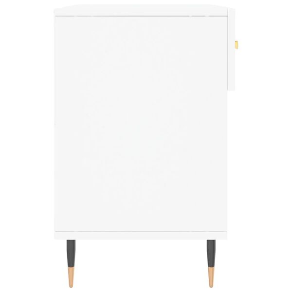 vidaXL Παπουτσοθήκη Λευκή 102 x 35 x 55 εκ. από Επεξεργασμένο Ξύλο