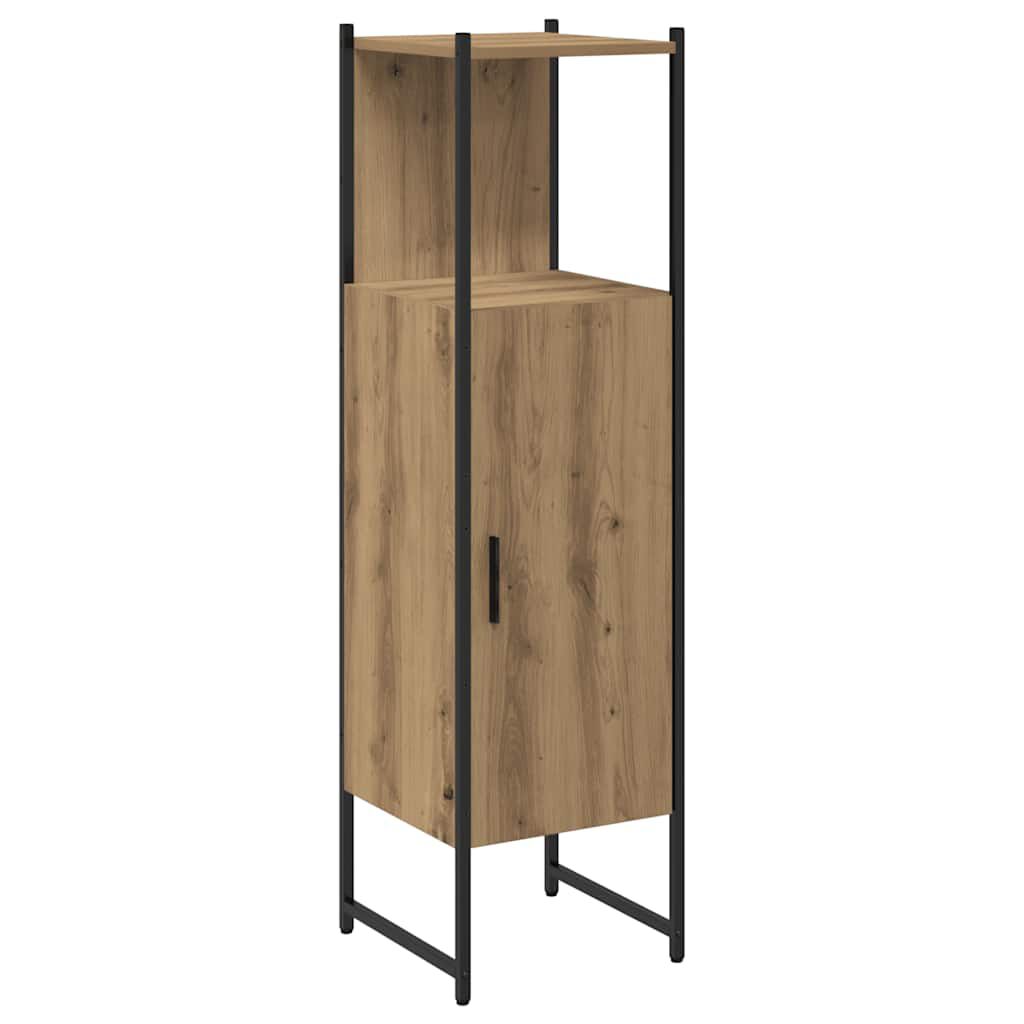 vidaXL Ντουλάπι μπάνιου Δρυς τεχνίτης 33x33x120,5 cm
