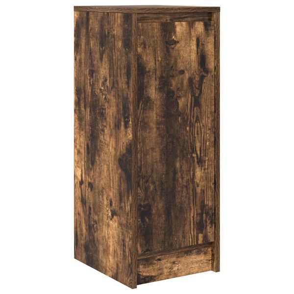 vidaXL Sideboard Καπνιστή δρυς 29,5x34x76 cm Κατασκευασμένο ξύλο