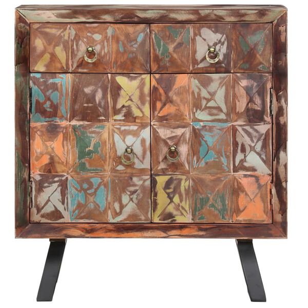 vidaXL Ντουλάπι με Συρτάρια 70 x 35 x 75 εκ. Μασίφ Ανακυκλωμένο Ξύλο