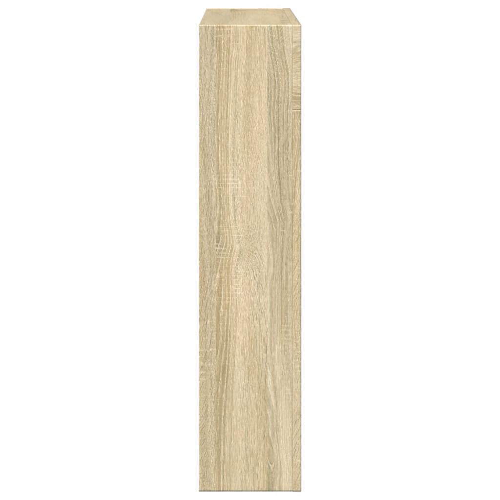 vidaXL Πλαίσιο Τζακιού Sonoma Δρυς 81x18x82 εκ. από Επεξ. Ξύλο